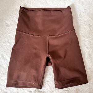 Lululemon Athletica Chocolate Bike Shorts